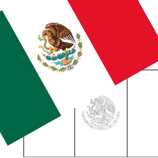 Free printable mexico flag color book pages x