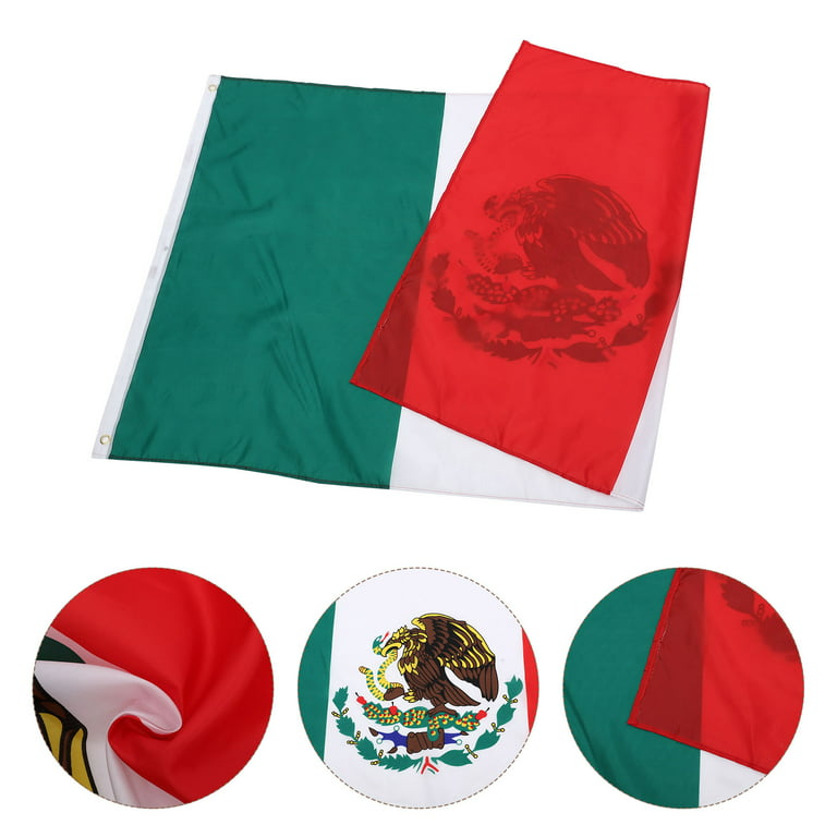 Mexico flag vivid color and fade proof mexican flag mexican national flag