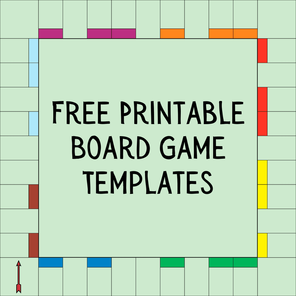 Free printable board game templates
