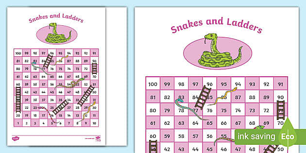Ð numbers to games editable snakes and ladders