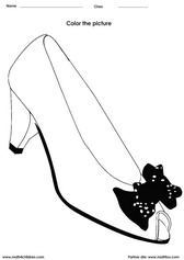 Shoe coloring page coloring pages shoes