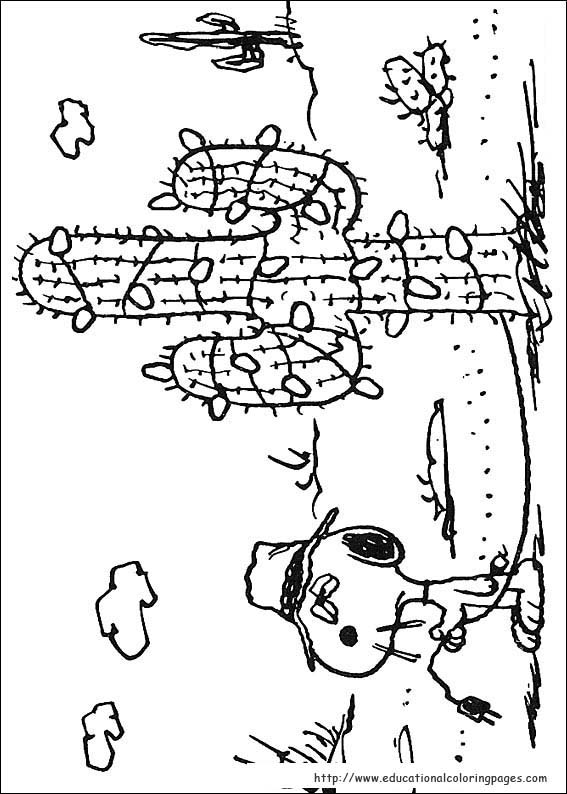 Snoopy coloring pages