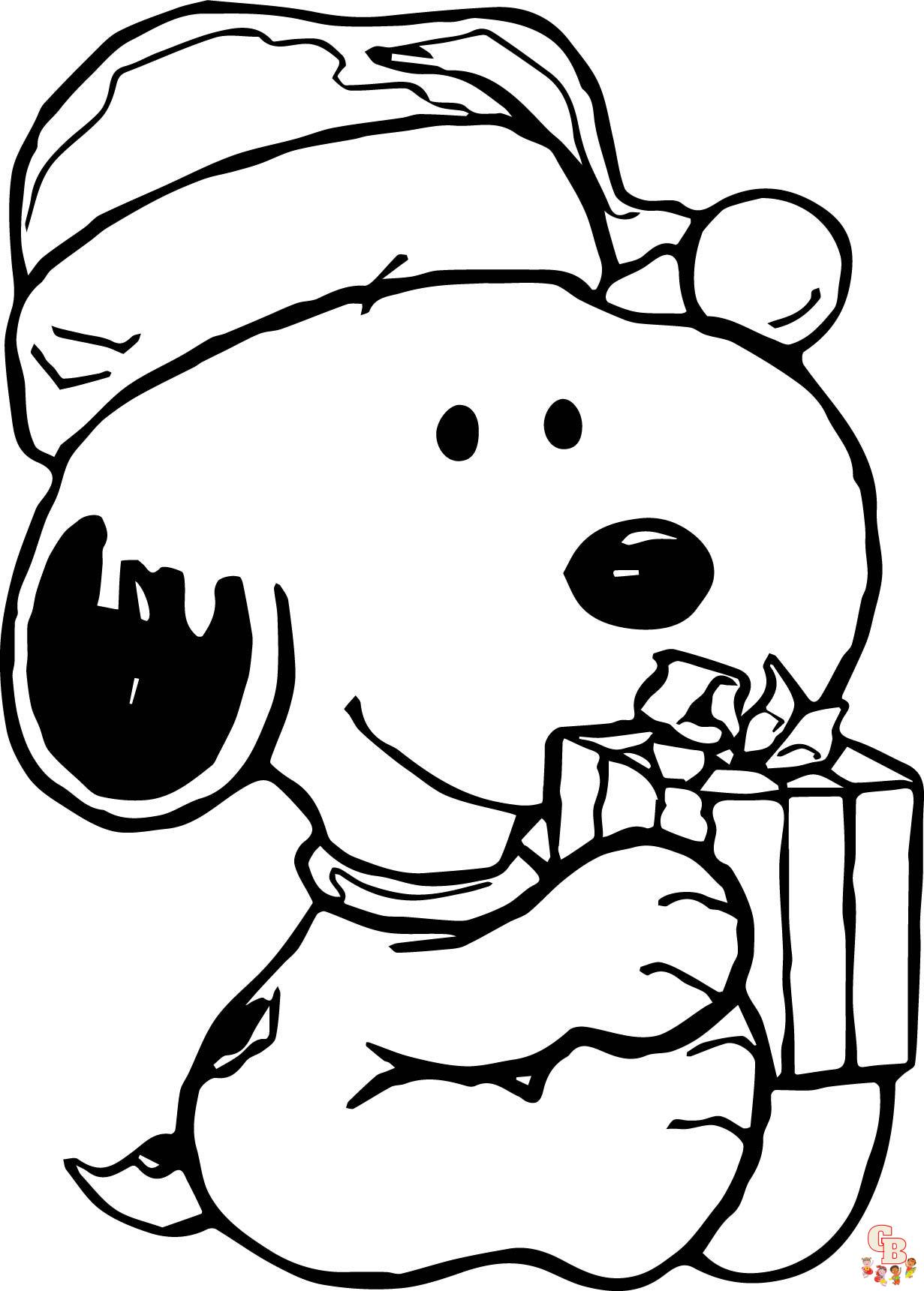 Free printable snoopy coloring pages