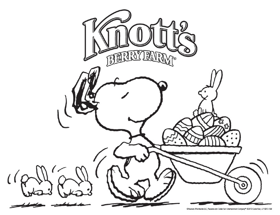 Knotts springtime coloring pages