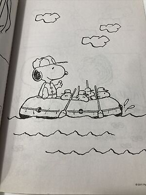 Peanuts snoopy coloring book