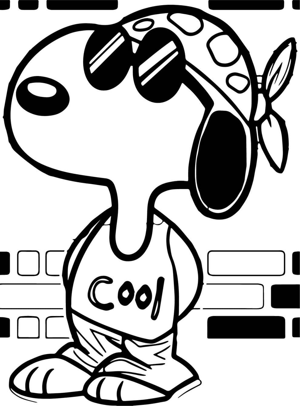 Snoopy coloring pages print in a format wonder day â coloring pages for children and adults