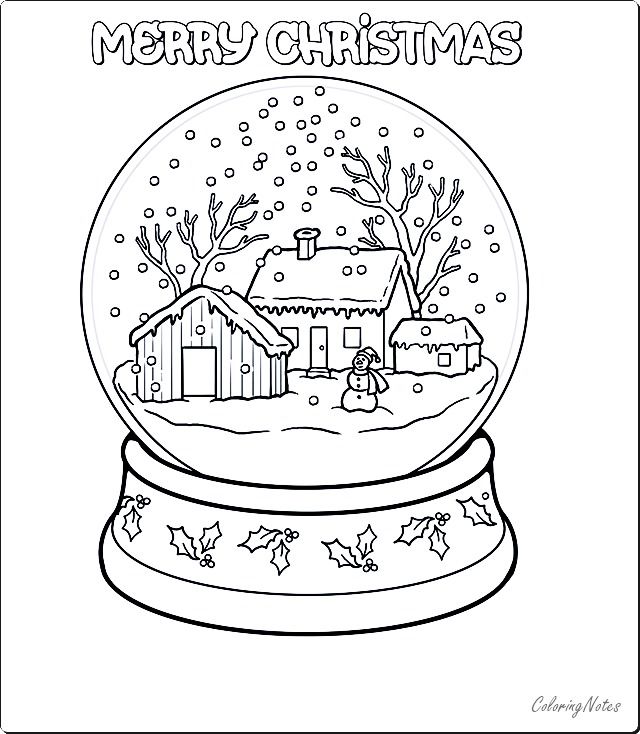 Snow globe christmas coloring pages free printable christmas snow globes christmas coloring sheets christmas coloring pages