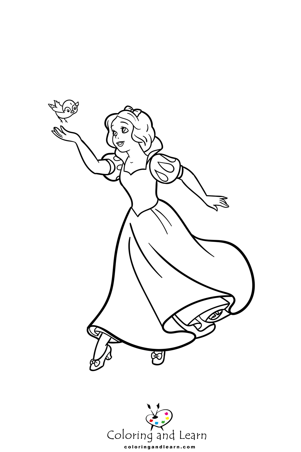 Snow white coloring pages