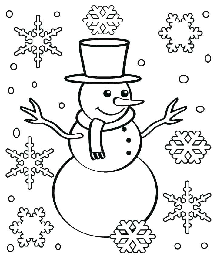 Free printable snowflake coloring pages for kids