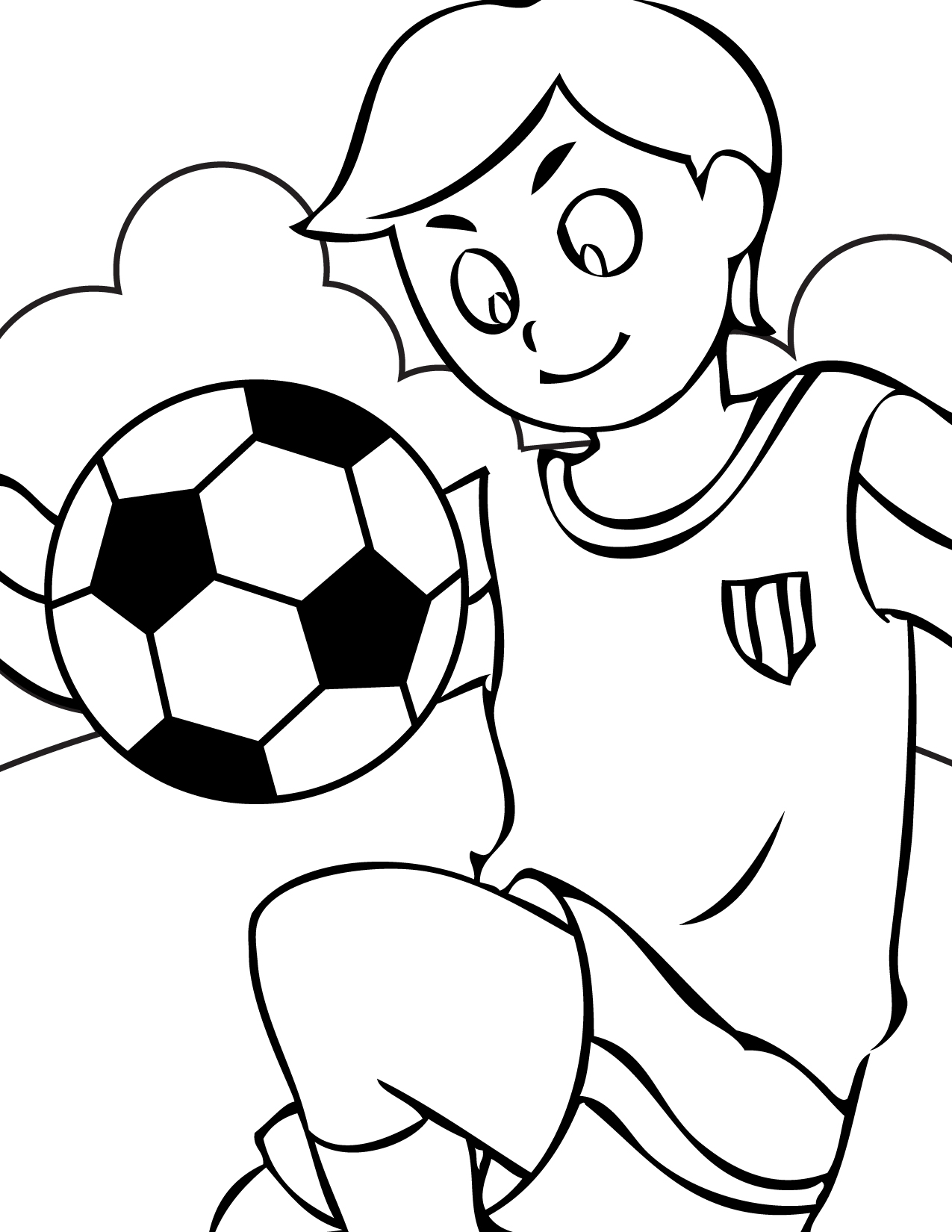 Coloring pages printable soccer ball coloring pictures for kids