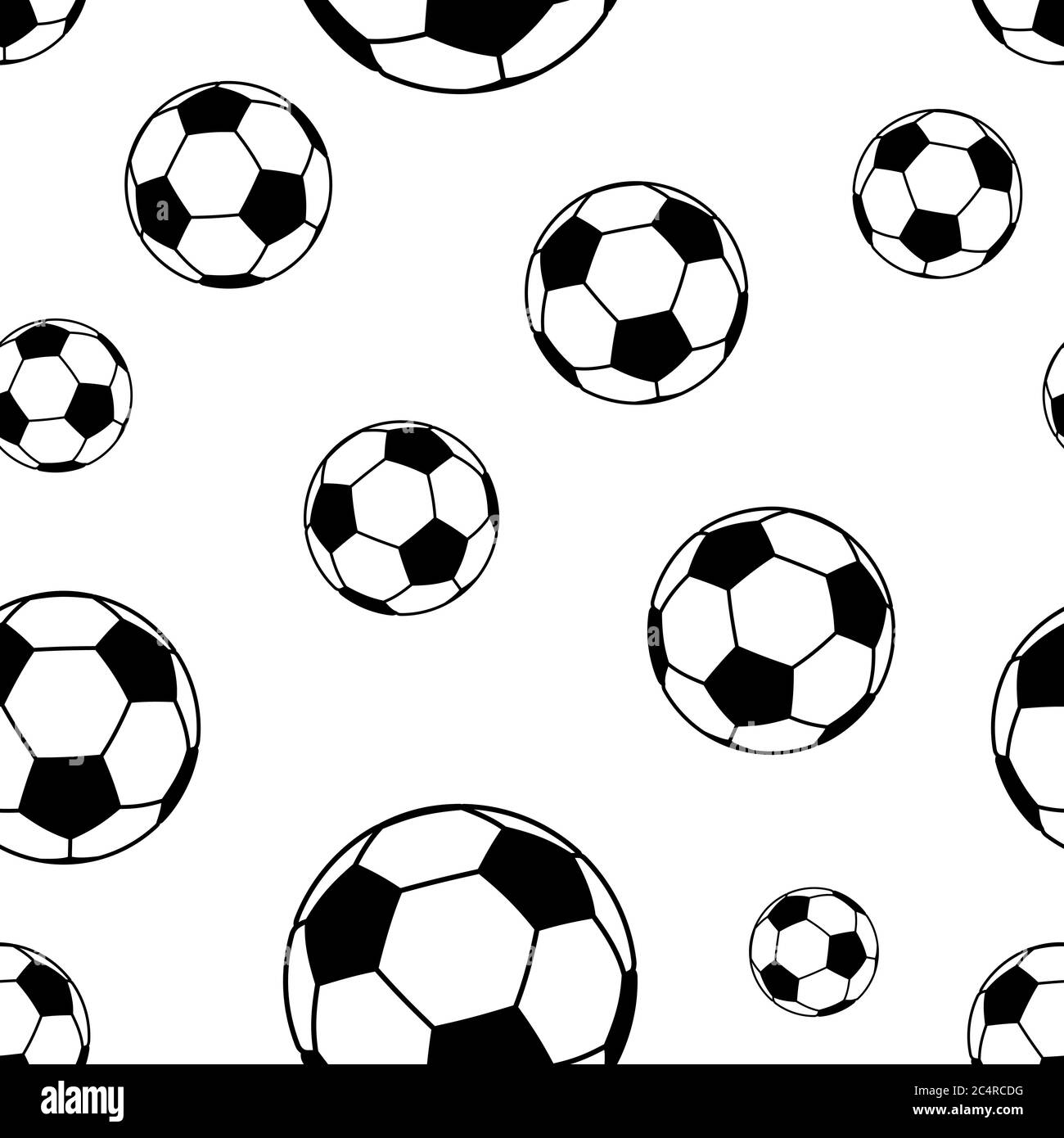 Soccer balls black and white stock photos images