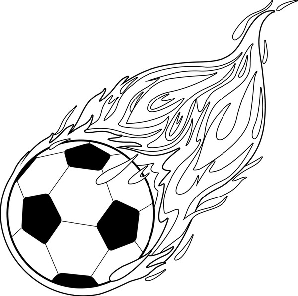 Thousand coloring pages soccer royalty