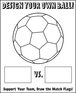 Soccer free coloring pages