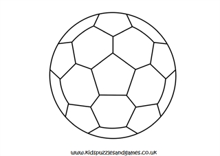 Football soccer ball louring page