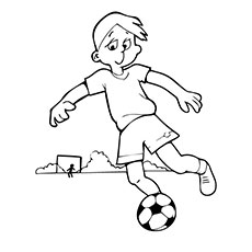 Soccer ball coloring pages