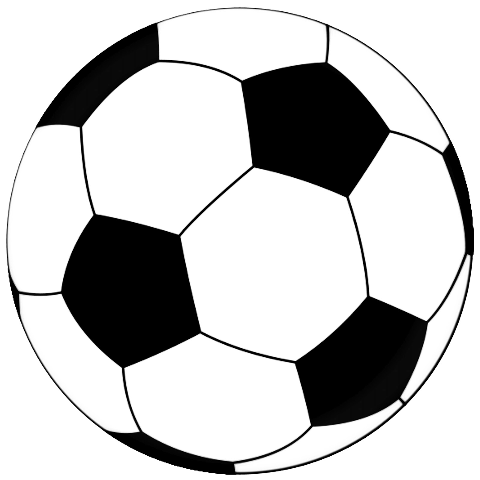 Free printable soccer ball template