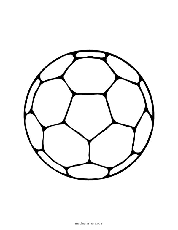 Free printable ball coloring pages