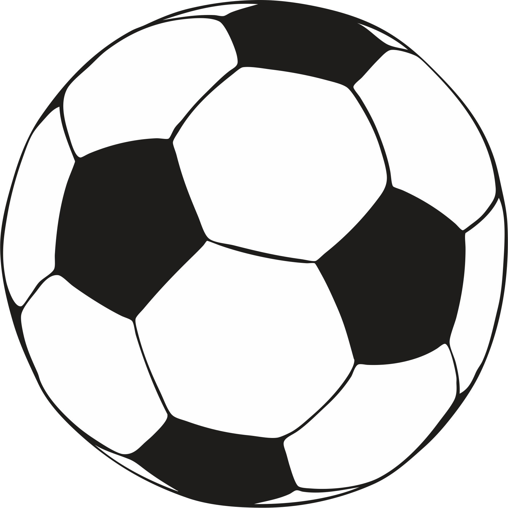 Free printable soccer ball template