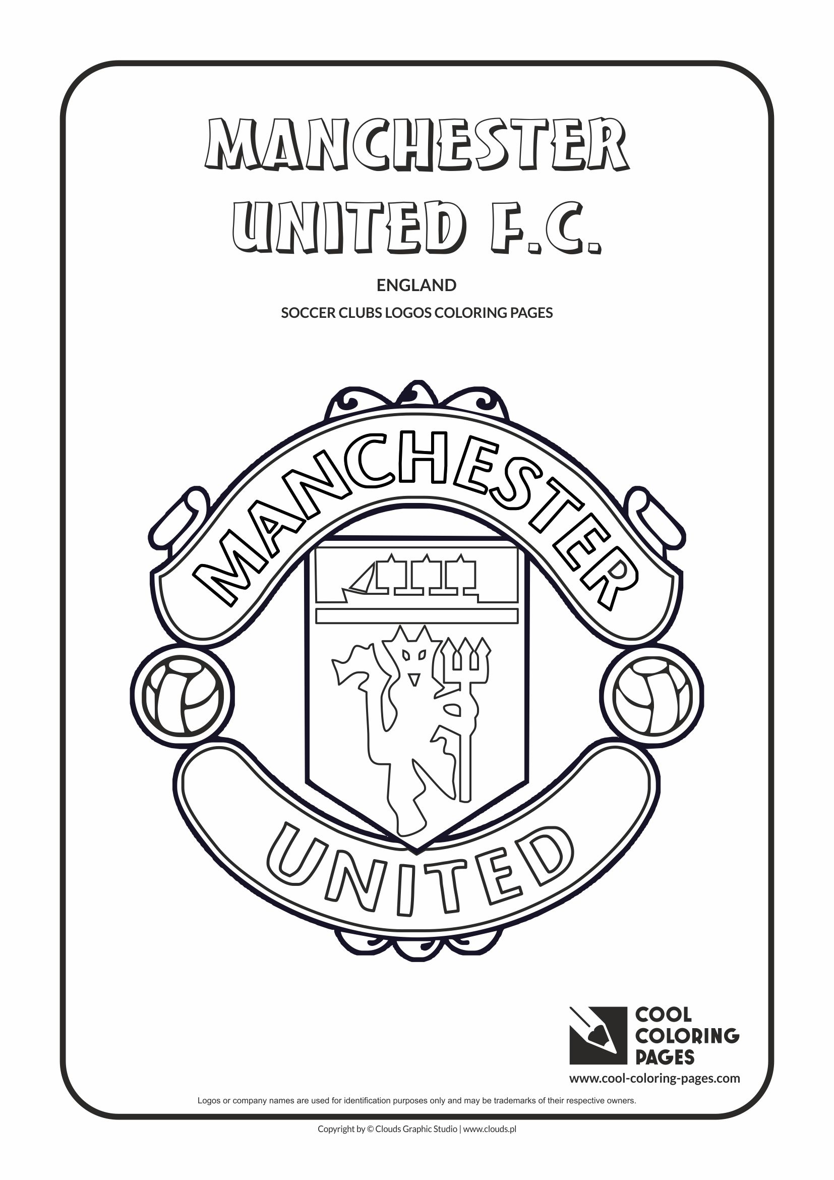 Cool coloring pages manchester united fc logo coloring page