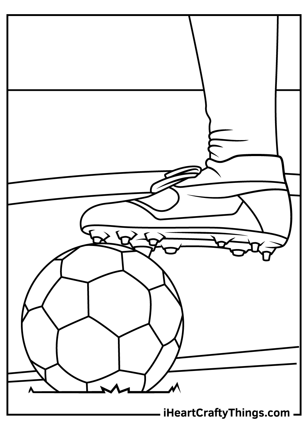 Soccer coloring pages free printables