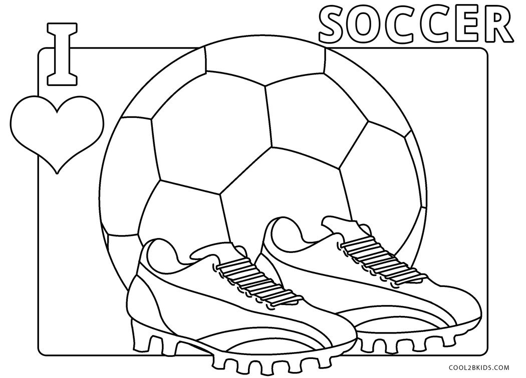 Free printable soccer coloring pages for kids