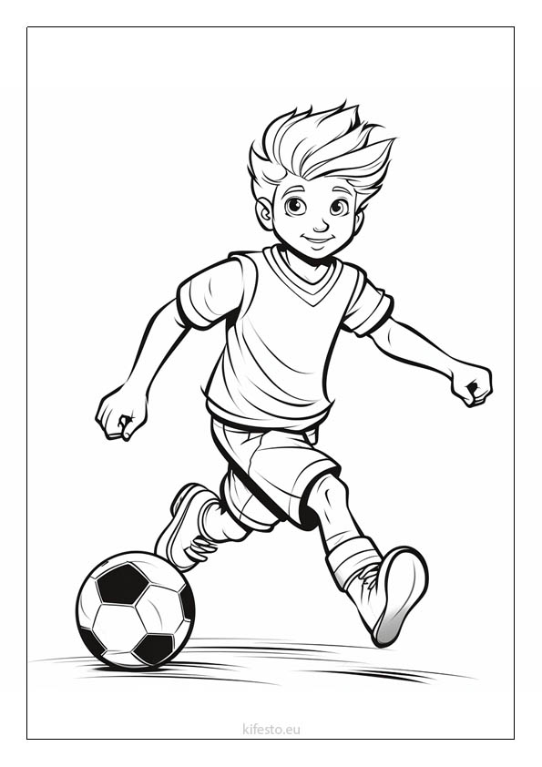 Soccer coloring pages free printable coloring sheets for kids