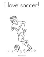 Soccer coloring pages