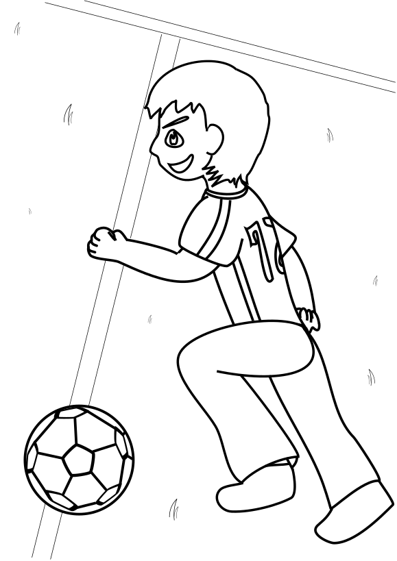 Soccer coloring pages free printable nurie