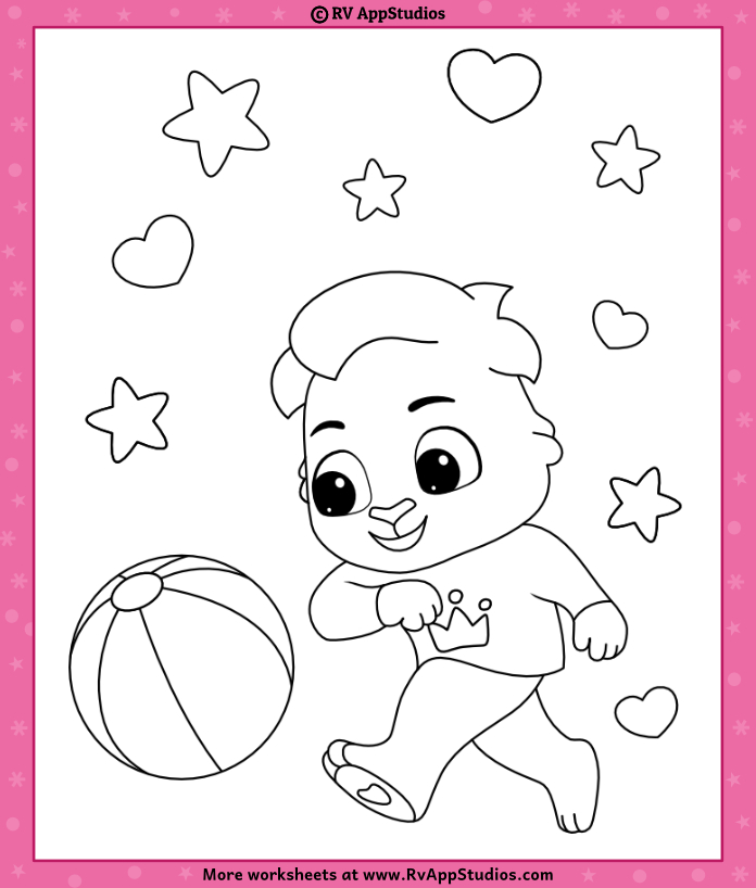 Printable ball coloring pages for kids soccer coloring pages for children