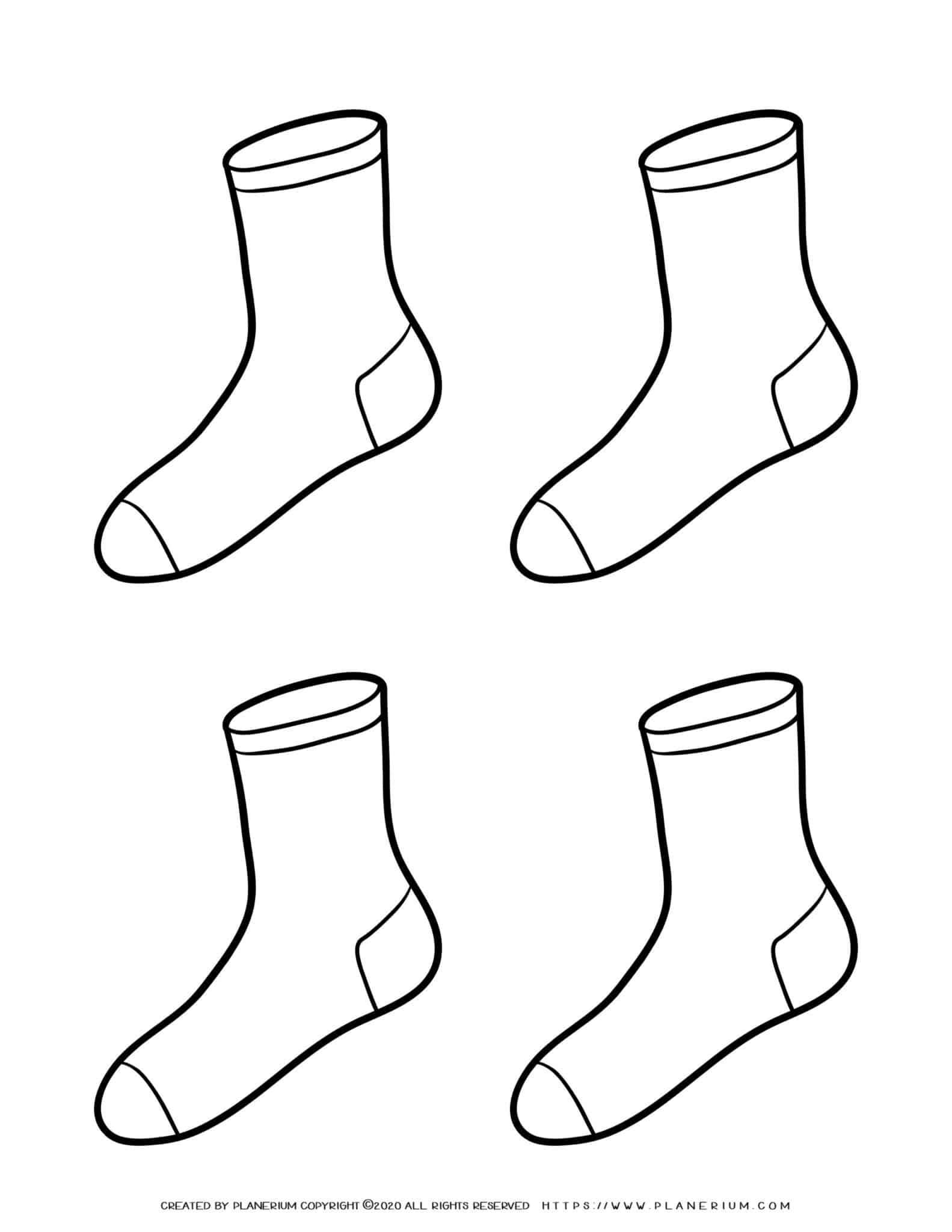Clothes coloring page