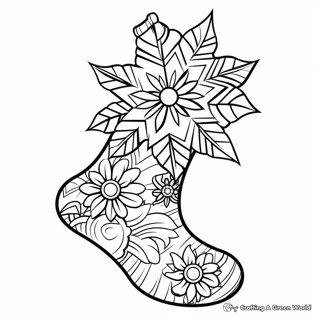 Crazy socks coloring pages