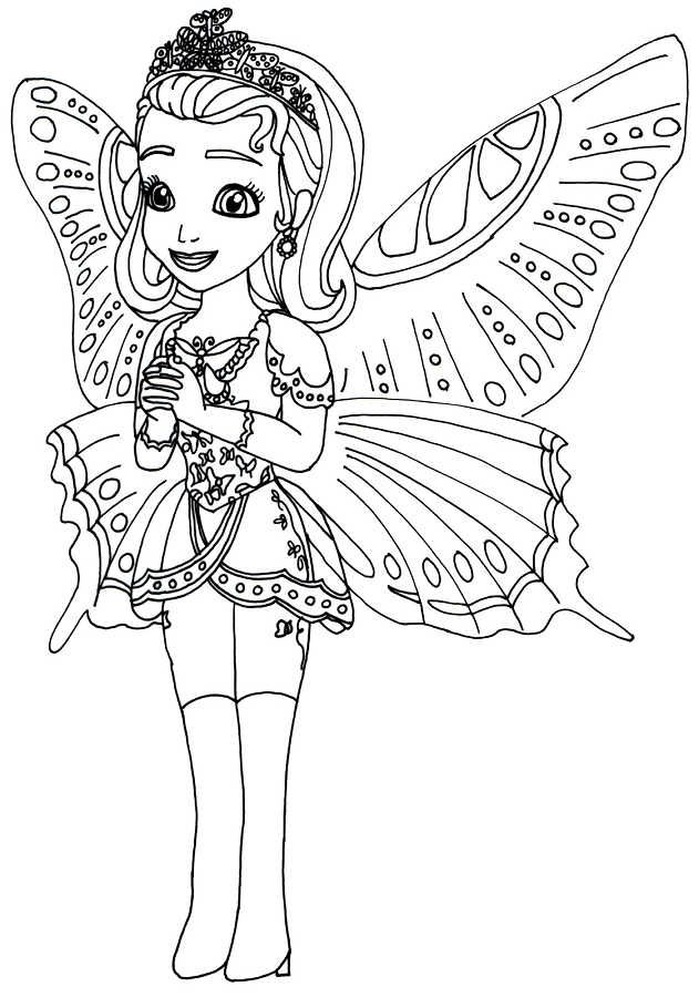 Sofia the first coloring pages printable pdf