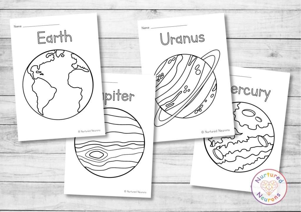Awesome planet coloring pages printable coloring booklet