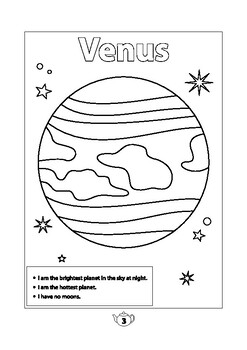 Printable solar system coloring book for kids solar system coloring pages pdf