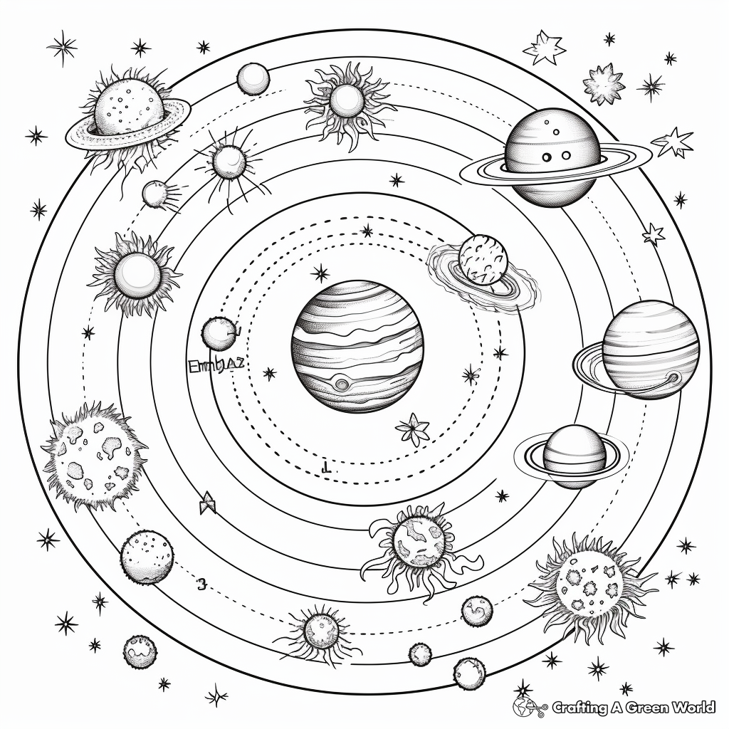 Solar system nasa coloring pages