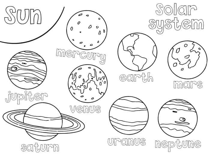 Solar system coloring pages for elementary students solar system coloring pages solar system solar system for kids