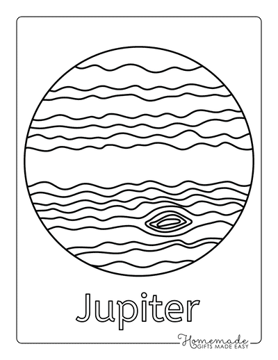 Solar system planet coloring pages for kids free printables