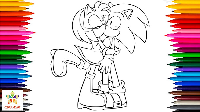 Sonic colouring pages