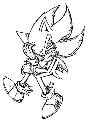 Free printable sonic exe coloring pages sheets and pictures for adults and kids girls and boys