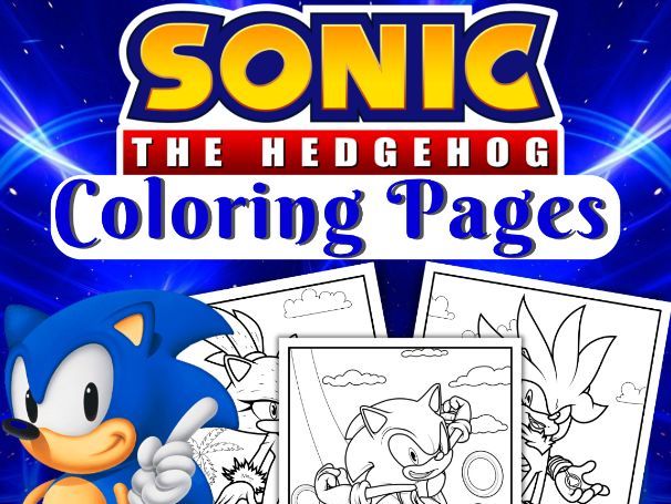 Sonic hedgehog characters coloring pages i printable fun coloring activities teaching resources