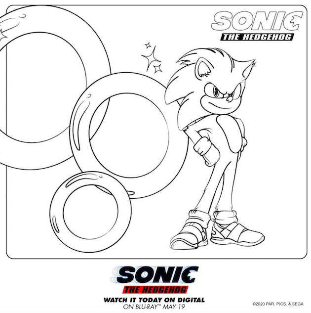 Sonic the hedgehog printables and activity pages