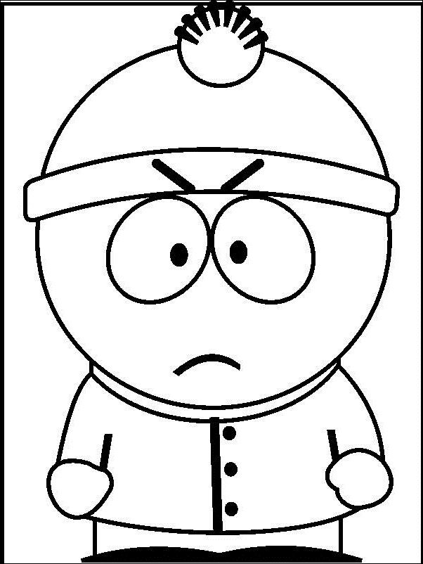 South park printable coloring pages