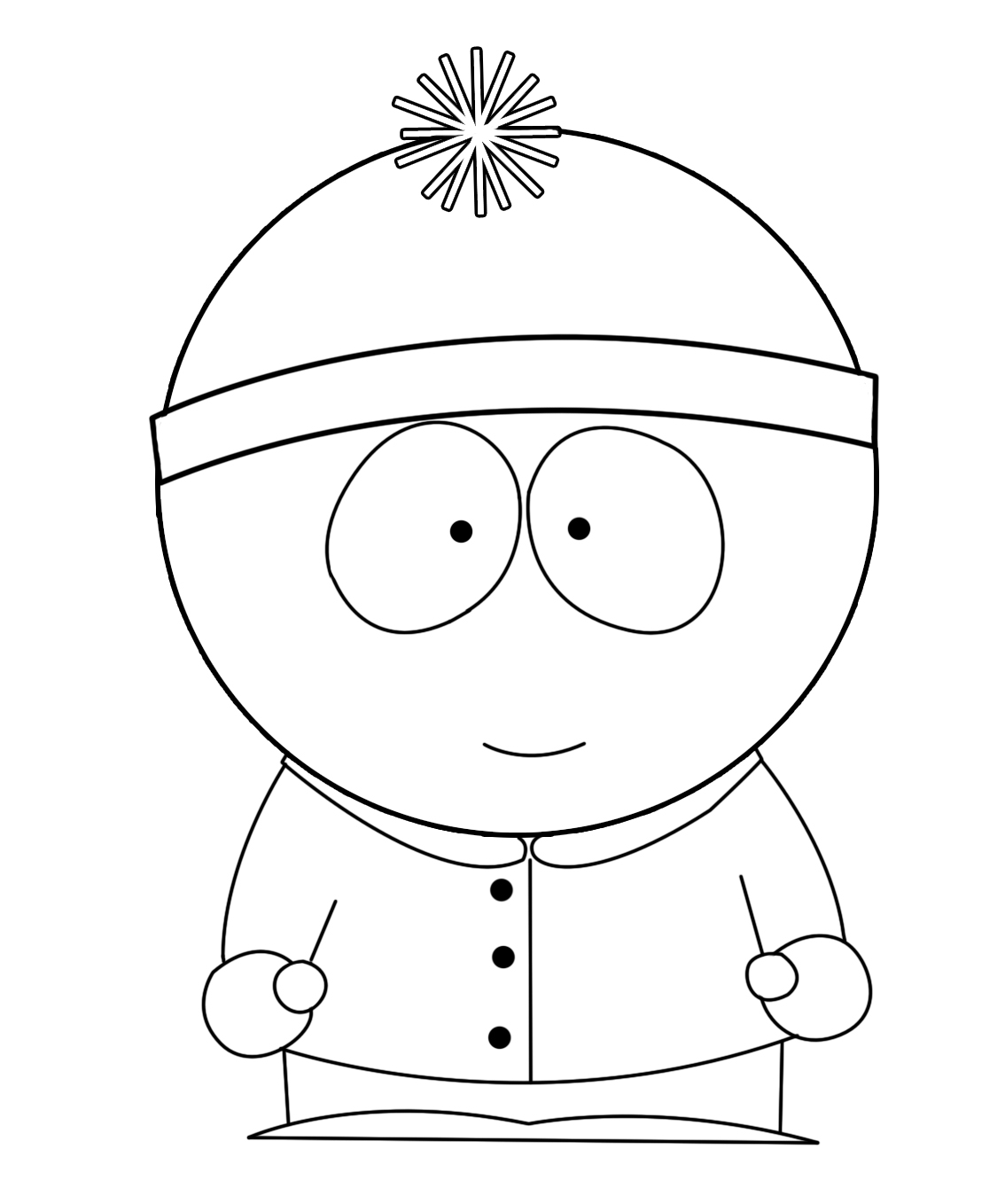 South park cartoons â free printable coloring pages