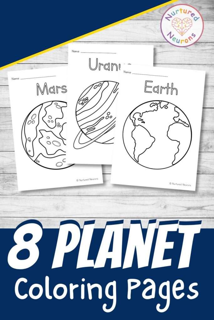 Awesome planet coloring pages printable coloring booklet