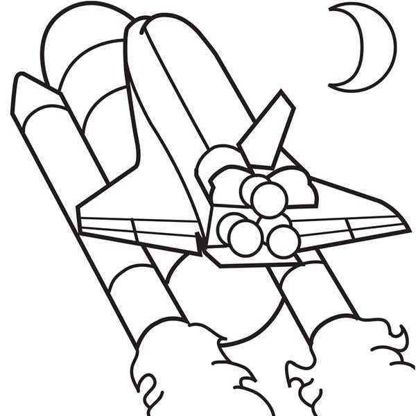 Free printable rocket ship coloring pages for kids