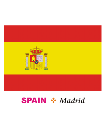 Spain flag coloring pages for kids to color and print