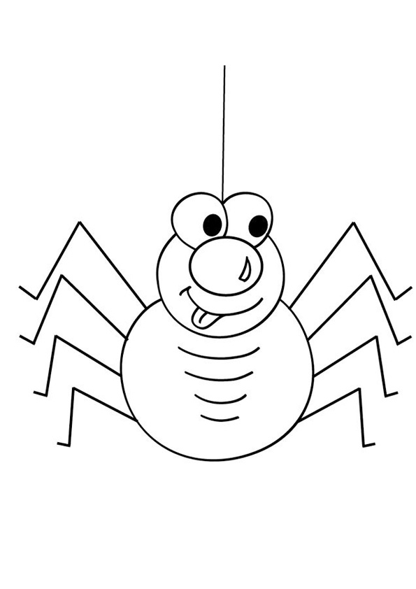 Coloring pages free printable spider coloring pages