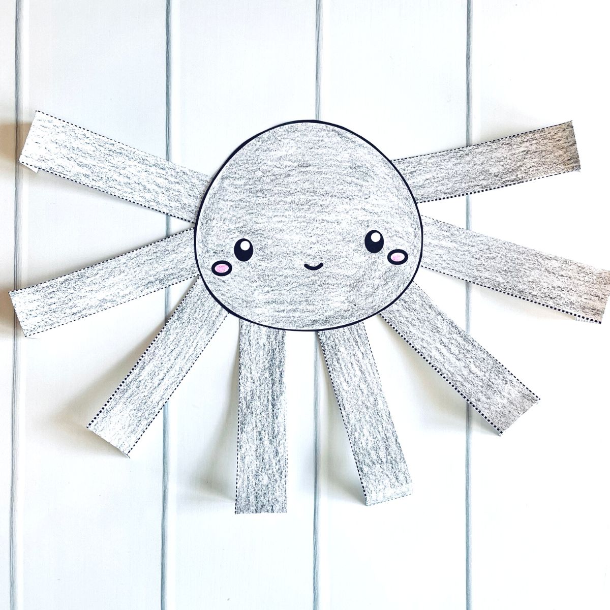 Easy printable spider craft for preschool free