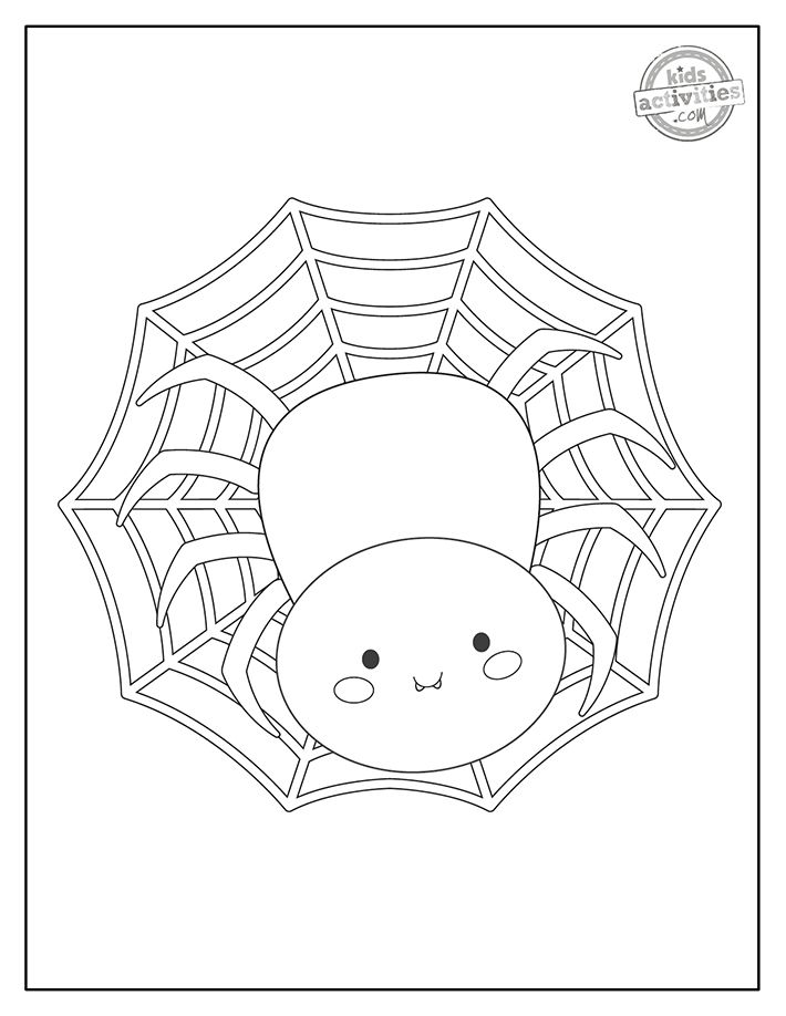 Adorable free spider coloring pages you can print now spider coloring page spider crafts preschool spider drawing