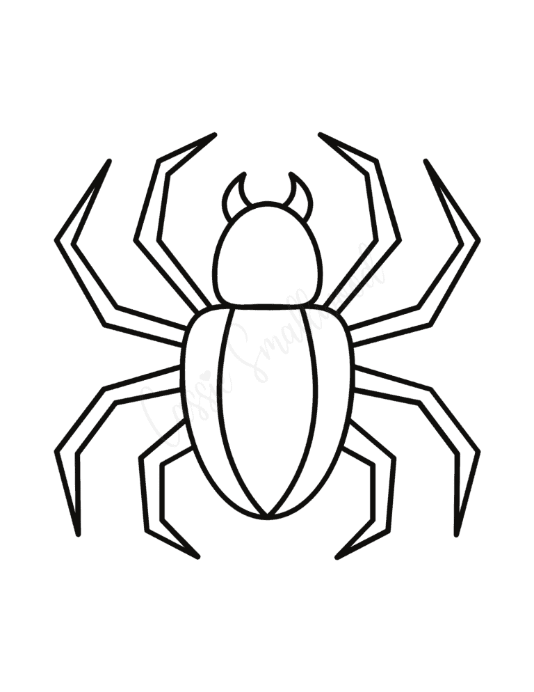 Free printable spider templates